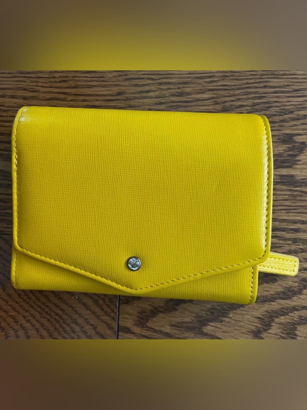 Yellow Leather Women's Wallet from Asakusa, Japan!